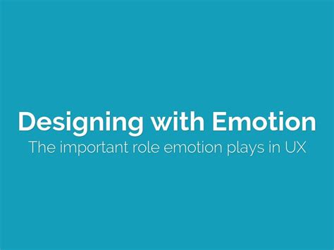  Designing for Emotion: How to Create Digital Experiences that Speak to Your Audience - Ein Meisterwerk der emotionalen Verbindung